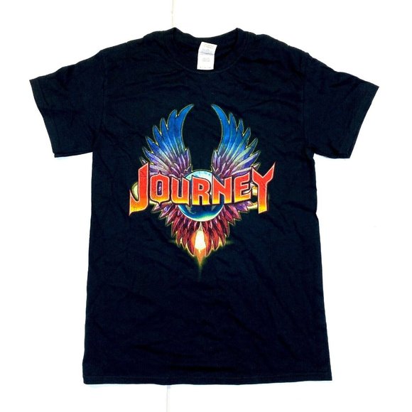 Men's Journey Wings Logo Tee - Gildan - Black - S - Picture 1 of 4